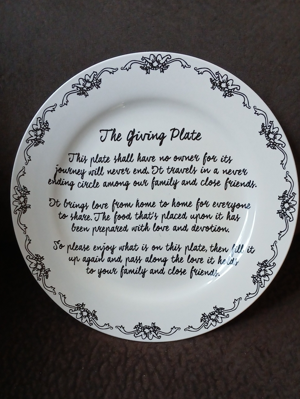 Kent Pottery The Giving Plate